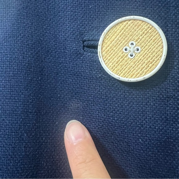 Lilly Pulitzer 3/4 Sleeve Coat Jacket 4 Linen Preppy Academia Coastal Career - Picture 9 of 14